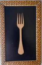Quadro Decorativo Garfo 17x27cm Quadro Decorativo Garfo 17x27cm