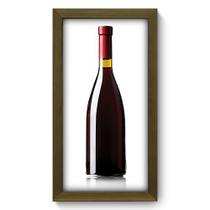 Quadro Decorativo - Garrafa de Vinho - 19cm x 34cm - 070qdcm