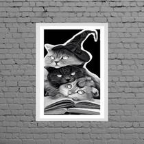 Quadro Decorativo Gatinhos Wicca 33x24cm