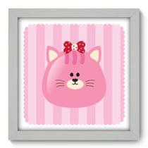 Quadro Decorativo - Gato - 22cm x 22cm - 023qdbb Quadro Decorativo - Gato - 22cm x 22cm - 023qdbb