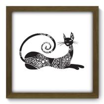 Quadro Decorativo - Gato - 33cm x 33cm - 173qdsm Quadro Decorativo - Gato - 33cm x 33cm - 173qdsm