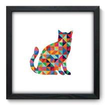 Quadro Decorativo - Gato - 33cm x 33cm - 263qdsp Quadro Decorativo - Gato - 33cm x 33cm - 263qdsp
