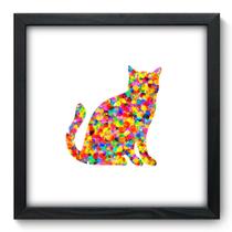 Quadro Decorativo - Gato - 33cm x 33cm - 266qdsp Quadro Decorativo - Gato - 33cm x 33cm - 266qdsp