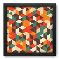 Quadro Decorativo - Geometria - 33cm x 33cm - 034qdap