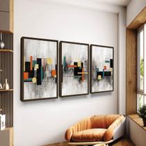 Quadro Decorativo Geométrico Abstrato Grande