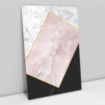 Quadro Decorativo Geométrico Mármore em tela Canvas Quadro Decorativo Geométrico Mármore em tela Canvas
