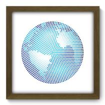 Quadro Decorativo - Globo - 33cm x 33cm - 393qddm Quadro Decorativo - Globo - 33cm x 33cm - 393qddm