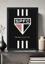 Quadro decorativo Glória Tricolor - Com vidro Tamanho:21cm x 30cm (A4)