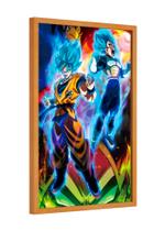 Quadro decorativo - goku e vegeta - dragon ball - anime Quadro decorativo - goku e vegeta - dragon ball - anime