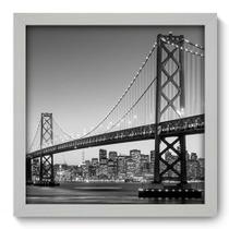 Quadro Decorativo - Golden Gate - 33cm x 33cm - 055qnmbb Quadro Decorativo - Golden Gate - 33cm x 33cm - 055qnmbb