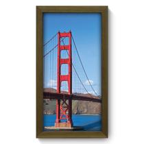 Quadro Decorativo - Golden Gate Bridge - 19cm x 34cm - 017qdmm