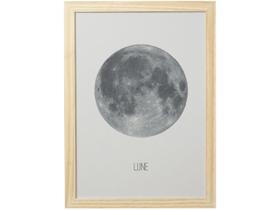 Quadro Decorativo Good Vibes Lune 24,5x34,5cm - Design Up Living