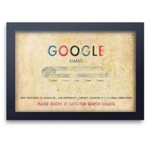 Quadro Decorativo Google Retrô - 30x45cm