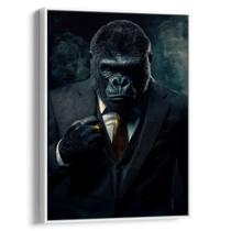 Quadro decorativo Gorila Dark - Art Canvas Quadro decorativo Gorila Dark - Art Canvas