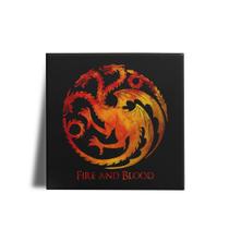 Quadro Decorativo GOT Fire And Blood