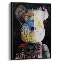Quadro decorativo Grafite Sonhos Coloridos em Noites Urbanas - Art Canvas Quadro decorativo Grafite Sonhos Coloridos em Noites Urbanas - Art Canvas