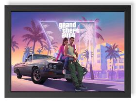 Quadro Decorativo Grand Theft Auto VI geek.frame - 7898960704198