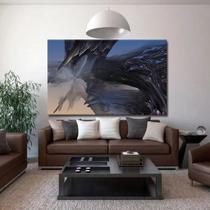 Quadro Decorativo Grande Abstrato Abismo - 120x80cm