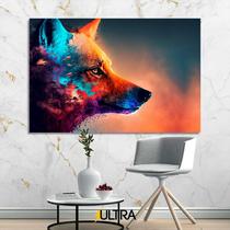 Quadro Decorativo Grande de Animais Silvestres 90x60cm