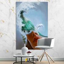 Quadro Decorativo Grande de Surrealismo 90x60cm