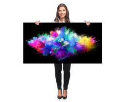 Quadro Decorativo Grande sala Explosão colorida Abstrato Quadro para Quarto Hall Escritório
