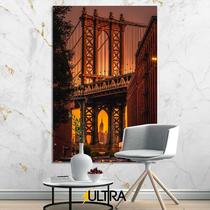 Quadro Decorativo Grande Urbanismo 90x60cm