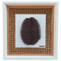Quadro Decorativo Grão de Café 3D Quadro Decorativo Grão de Café 3D