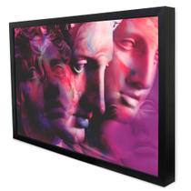 Quadro Decorativo Grego Abstrato Moderno em Moldura Caixa Quadro Decorativo Grego Abstrato Moderno em Moldura Caixa