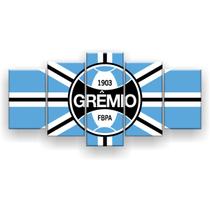 Quadro Decorativo Grêmio 129x61 5 Peças