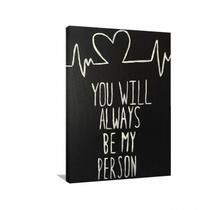 Quadro decorativo Greys Anatomy My Person - Tela em Tecido Quadro decorativo Greys Anatomy My Person - Tela em Tecido