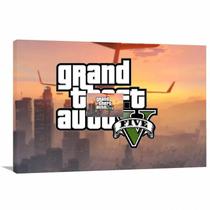 Quadro decorativo GTA 5 - Jogos - Tela em Tecido Quadro decorativo GTA 5 - Jogos - Tela em Tecido