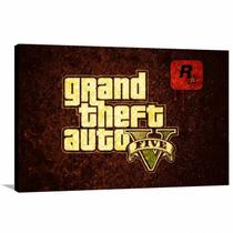 Quadro decorativo GTA 5 - Jogos - Tela em Tecido