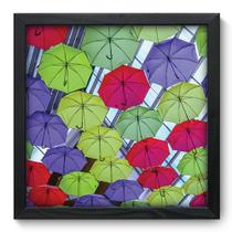 Quadro Decorativo - Guarda-Chuvas - 33cm x 33cm - 300qddp Quadro Decorativo - Guarda-Chuvas - 33cm x 33cm - 300qddp