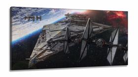 Quadro Decorativo Guerra nas Estrelas M01 em Tecido Canvas 130x60