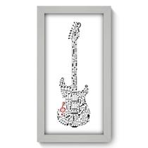 Quadro Decorativo - Guitarra - 19cm x 34cm - 033qdgb