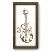 Quadro Decorativo - Guitarra - 19cm x 34cm - 054qdgm