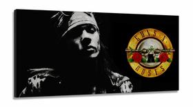 Quadro Decorativo Guns N' Roses em Tecido Canvas 130x60 Quadro Decorativo Guns N' Roses em Tecido Canvas 130x60