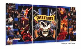 Quadro Decorativo Guns N Roses Poster 120x60