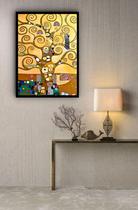 Quadro Decorativo Gustav Klimt Árvore da Vida - 70x50cm Quadro Decorativo Gustav Klimt Árvore da Vida - 70x50cm