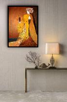 Quadro Decorativo Gustav Klimt Símbolo Feminino - 70x50cm Quadro Decorativo Gustav Klimt Símbolo Feminino - 70x50cm