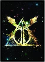 Quadro Decorativo Harry Potter Cinema Filmes Geek Moldura G1