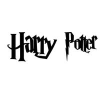 Quadro Decorativo Harry Potter Logo MDF 3mm Preto Fosco