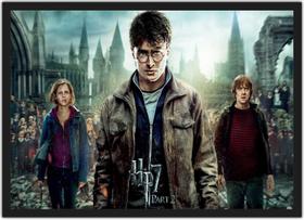Quadro Decorativo Harry Potter Séries Filmes Cinema Decorações Com Moldura G03