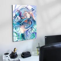 Quadro Decorativo Hatsune Miku Mdf 27x20cm