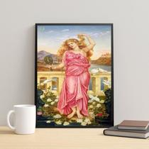 Quadro Decorativo Helena De Troia 33x24cm - com vidro