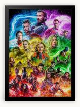 Quadro Decorativo Heróis Vingadores Avengers Mashup Especial Alternativo Filmes A3 30x42cm