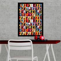Quadro Decorativo Heróis VS Vilões Quadro Decorativo Heróis VS Vilões