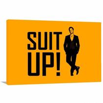 Quadro decorativo HIMYM Suit UP! Barney - Tela em Tecido