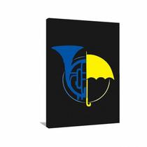 Quadro decorativo HIMYM Trompa Azul - Tela em Tecido
