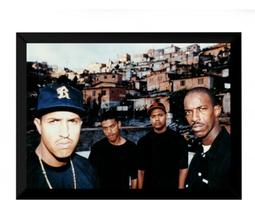 Quadro Decorativo Hip Hop Rap Foto Colorida Racionais Mcs 42